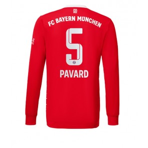 Bayern Munich Benjamin Pavard #5 Hemmatröja 2022-23 Långärmad